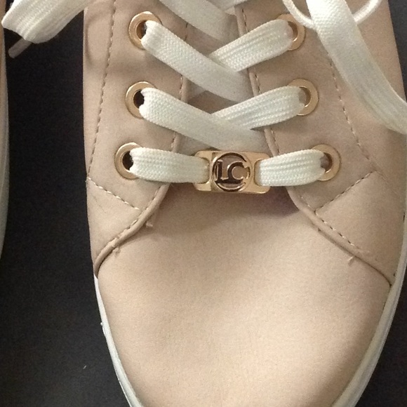 Liz Claiborne blush pink and rose gold sneakers, 8 - Picture 2 of 7
